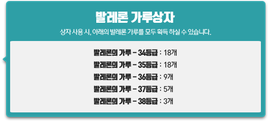 발레론 가루 상자
