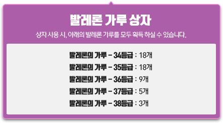 발레론 가루 상자