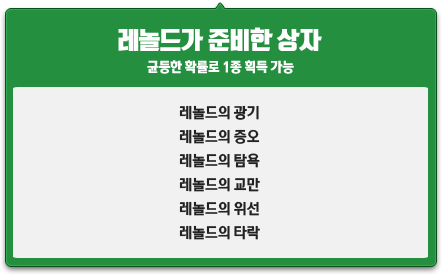 레놀드가 준비한 상자